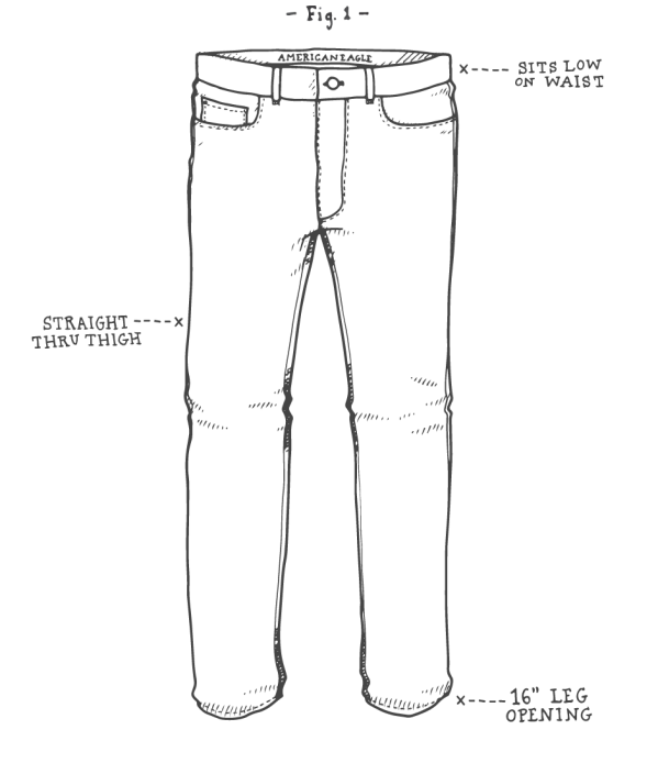 Denim Done Right: AEO Slim Straight Jean - #AEJeans