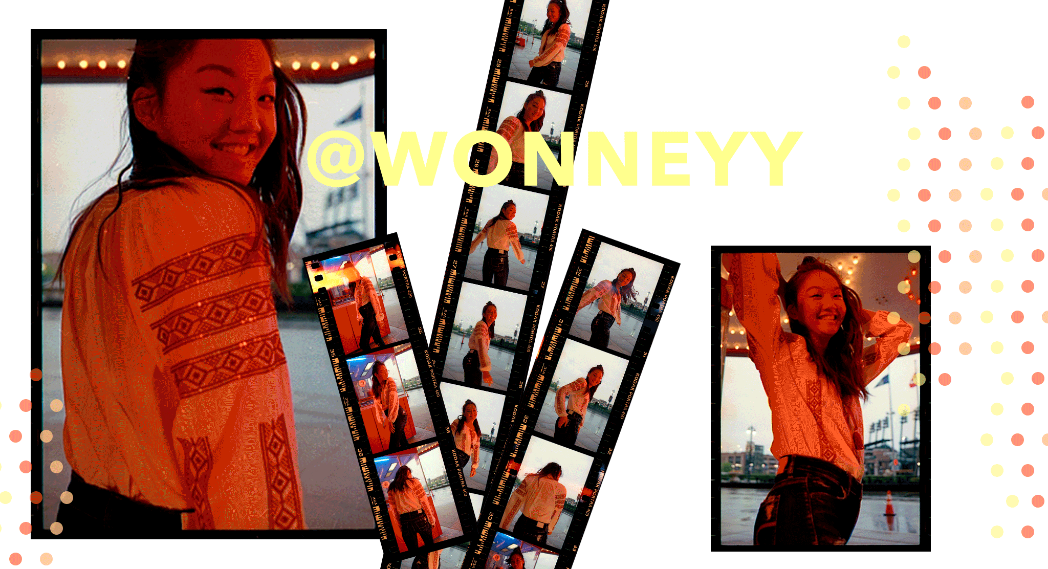 Wonney instagram handle & film strips
