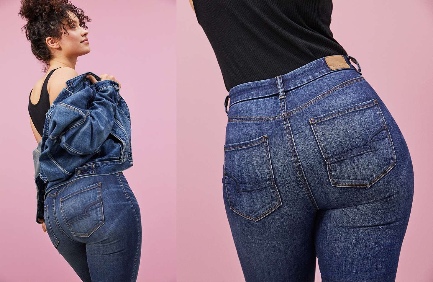 american eagle curvy jeans in store